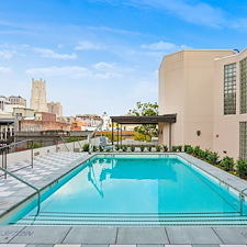 Amazing Rooftop Pavers at The Hotel Perle in New Orleans