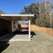 New-Aluminum-Patio-Cover-for-Fresh-Concrete-Slab-in-Covington-LA 1