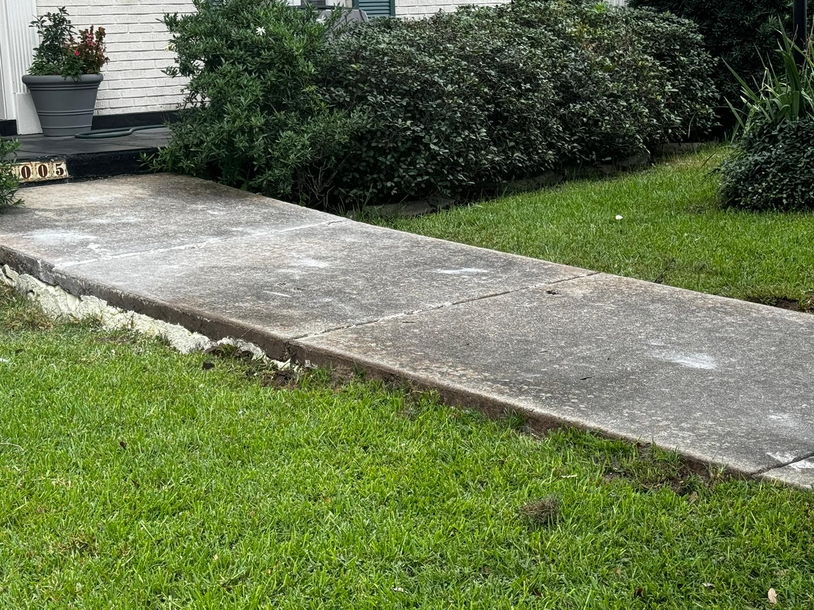 Precision Walkway Leveling Using Spray-Foam in Metairie, LA